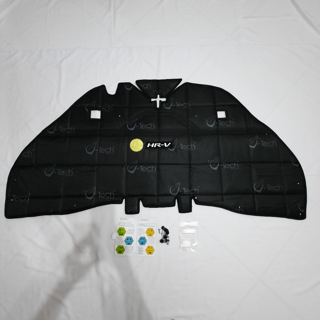 HONDA HRV 2013-2021 Peredam Panas Kap Mesin dan Peredam Suara Mobil VTECH Ori (Model Full Kap) Bahan