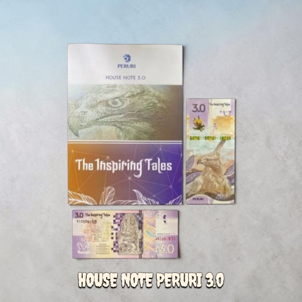 Test Note/House Note Peruri 3.0 The Inspiring Tales UNC