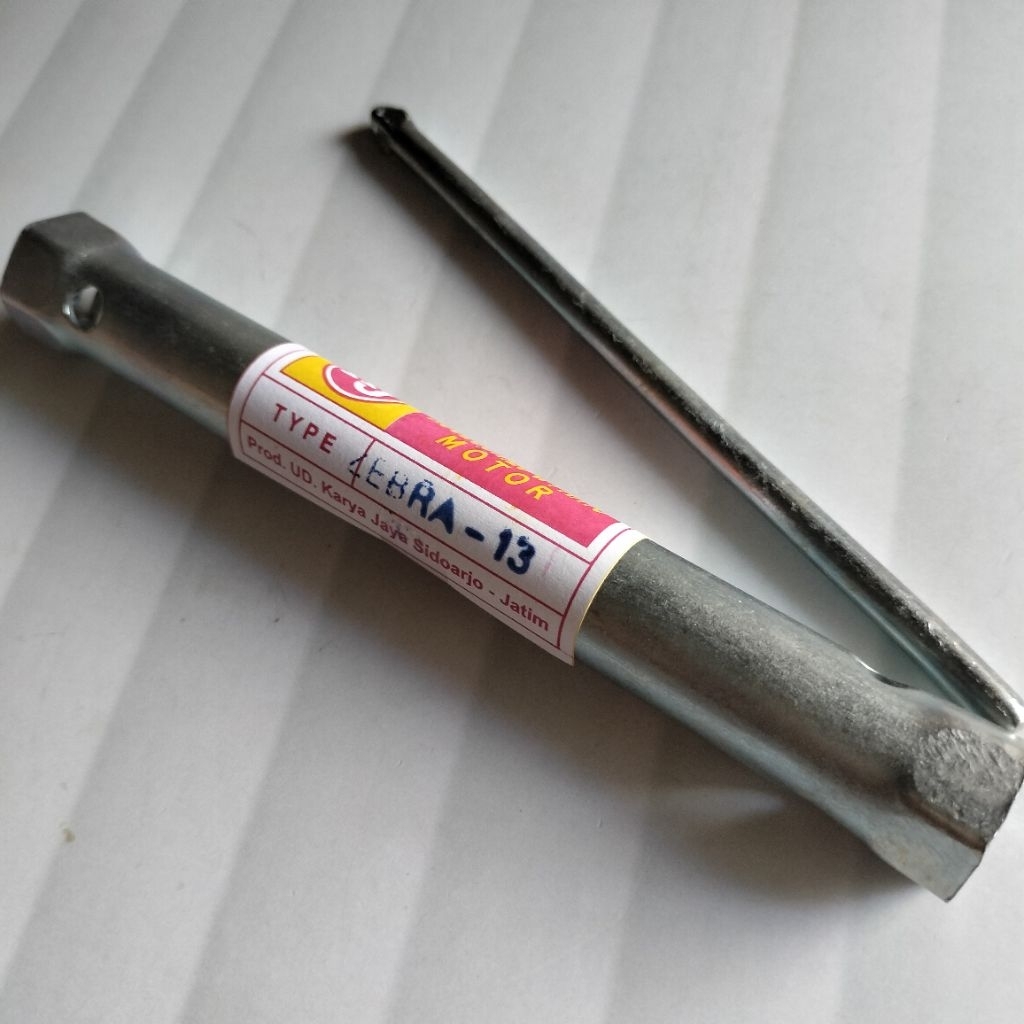 KUNCI BUSI MOBIL ZEBRA 13mm BOLAK BALIK