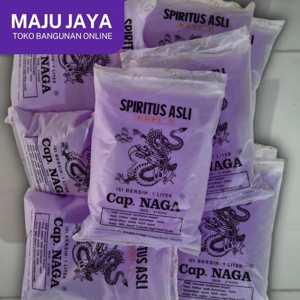 SPIRTUS CAP NAGA ASLI 100% / SPIRTUS ASLI CAP NAGA 1 LITER / PIRTUS CAP NAGA ASLI 1 LITER