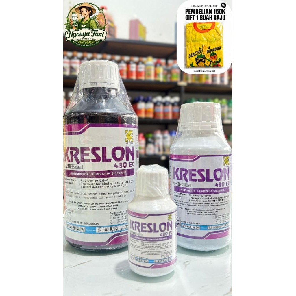 HERBISIDA KRESLON 480 EC||100ML||500ML||1L