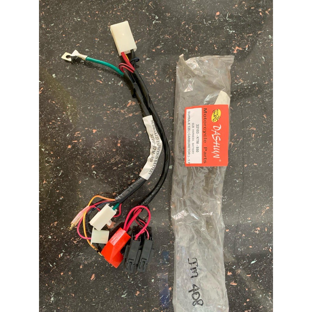 Kabel Body Aki Supra X 125 (Sub Harness Battery)