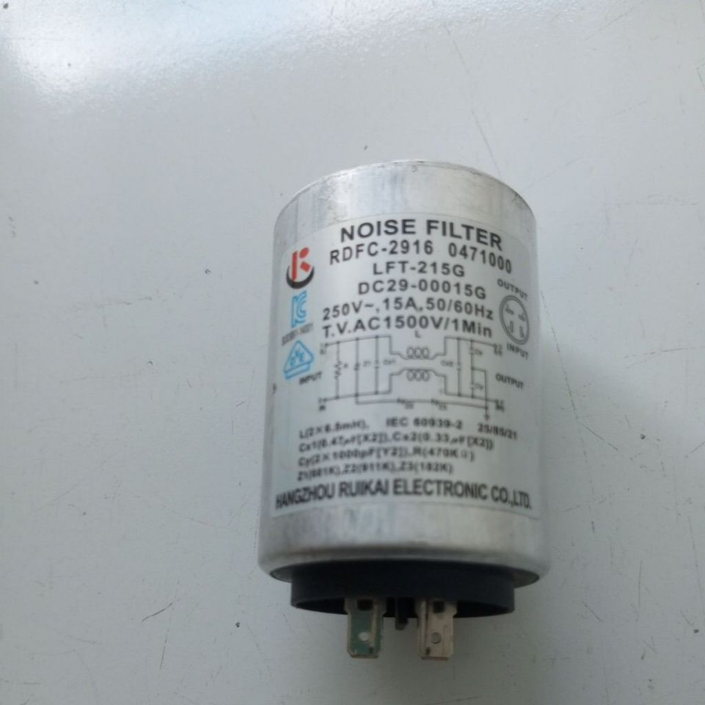 Noise filter mesin cuci samsung inverter