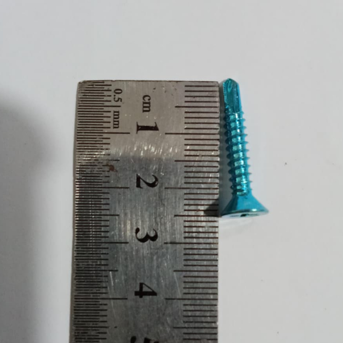 Sekrup 8x25 SDS (Self Drilling Screw) Self-Drilling Screw (SDS) Kepala Rata (Flat Head) Kepala Payun