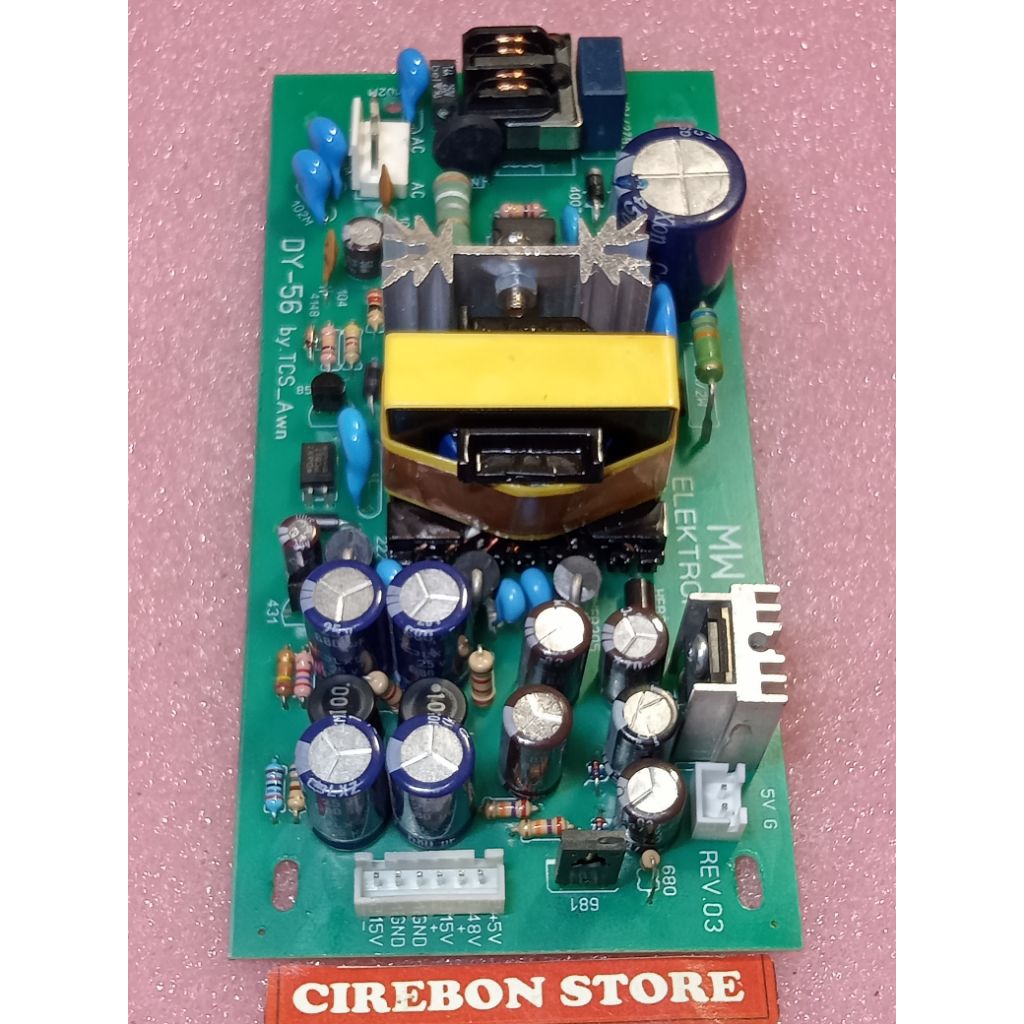 PSU mixer DY-56 PCB Hijau fr4