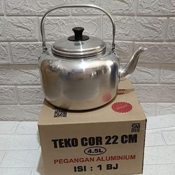 Maspion Jawa teko cor 22 cm almunium ceret masak air angkringan anti karat