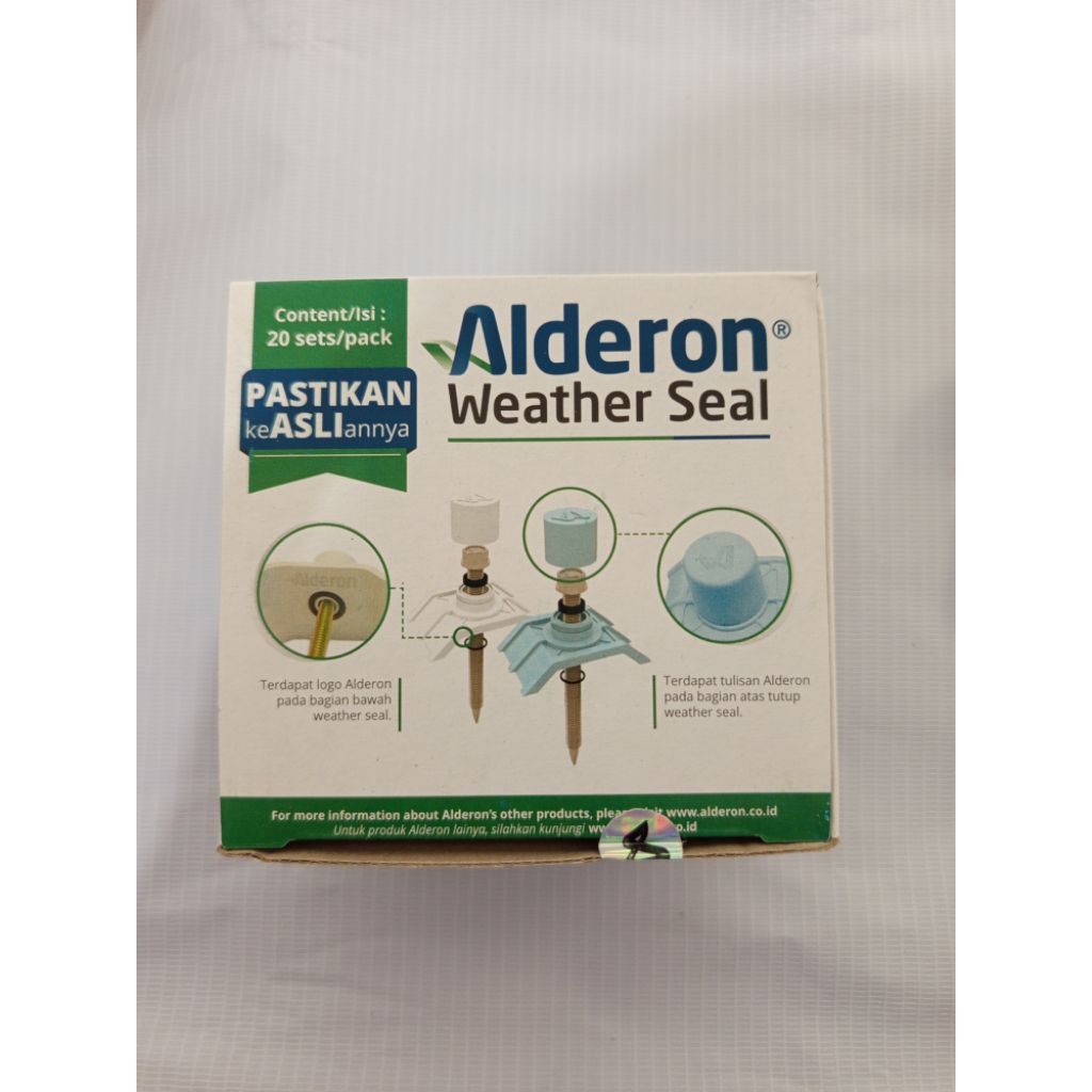 Baut Roofing PVC Alderon Double Layer / Alderon Roof Seal Atap PVC / Penutup Baut Alderon