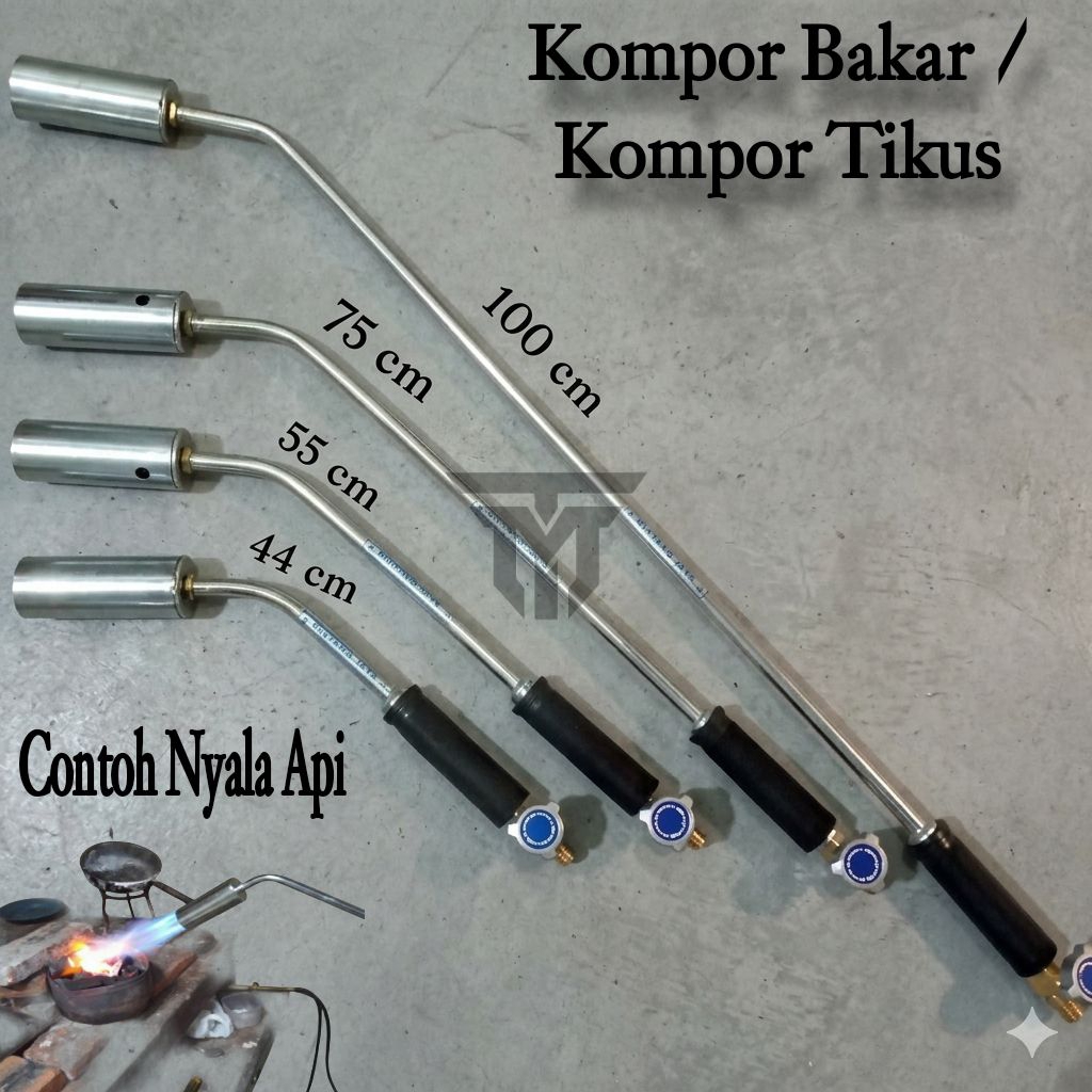 Kompor Bakar / Kompor Tikus Gas 45cm 55cm 75cm dan 100 cm / Kompor Tikus 1 meter / Kompor Tikus Pemb