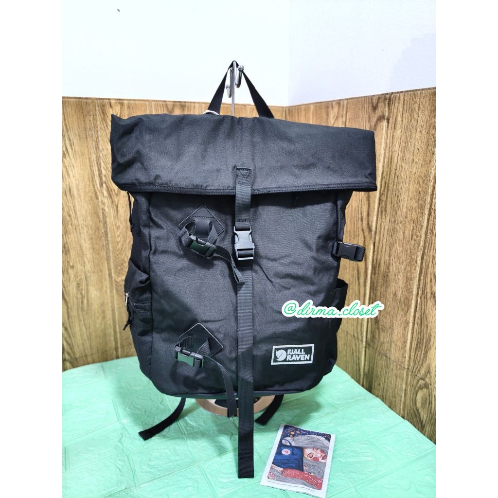 NEW - Original Kanken Vardag Foldsack 25L "Coal Black"