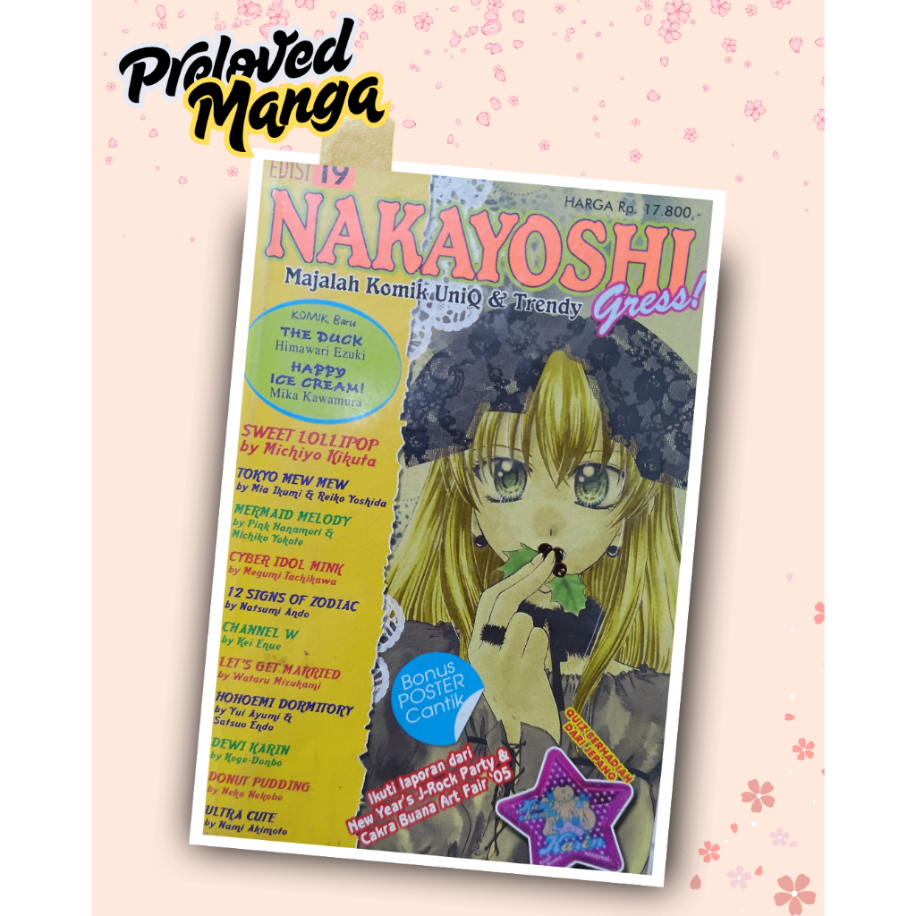 [MANGA PRELOVED] NAKAYOSHI Koleksi Manga