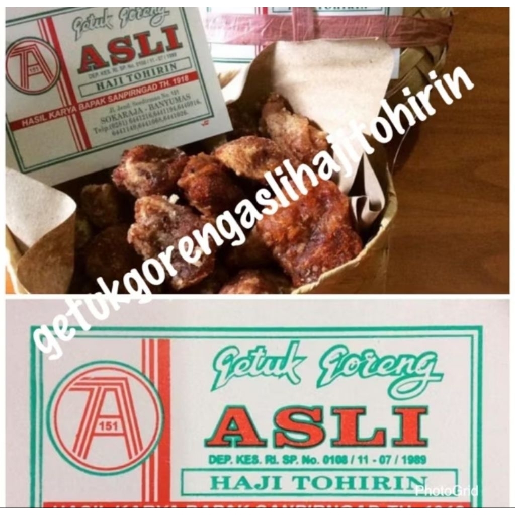 Getuk Goreng Asli Haji Tohirin Sokaraja 500gr