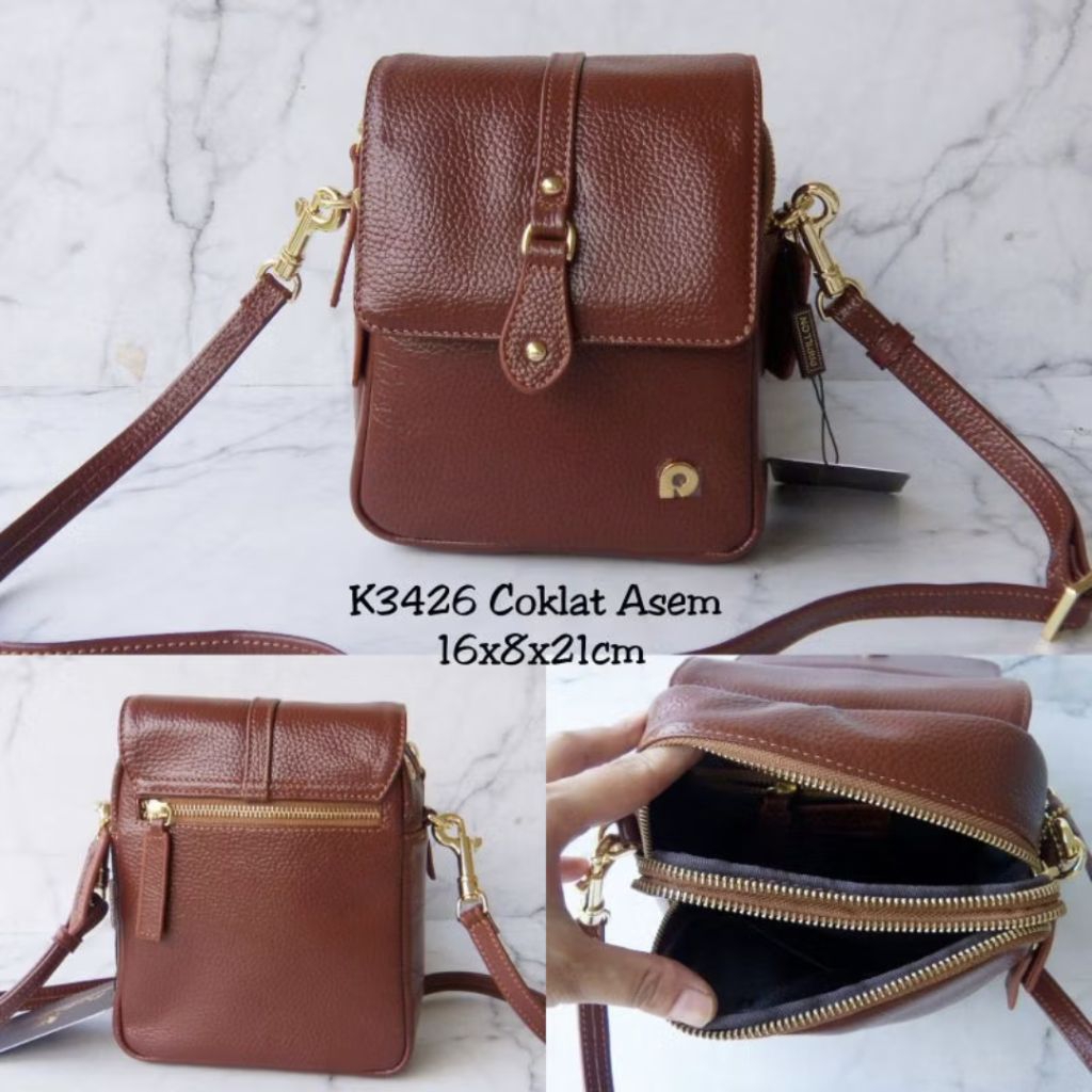 Tas Papillon Bandung K3426 Cokelat Asem|New and 100% Original