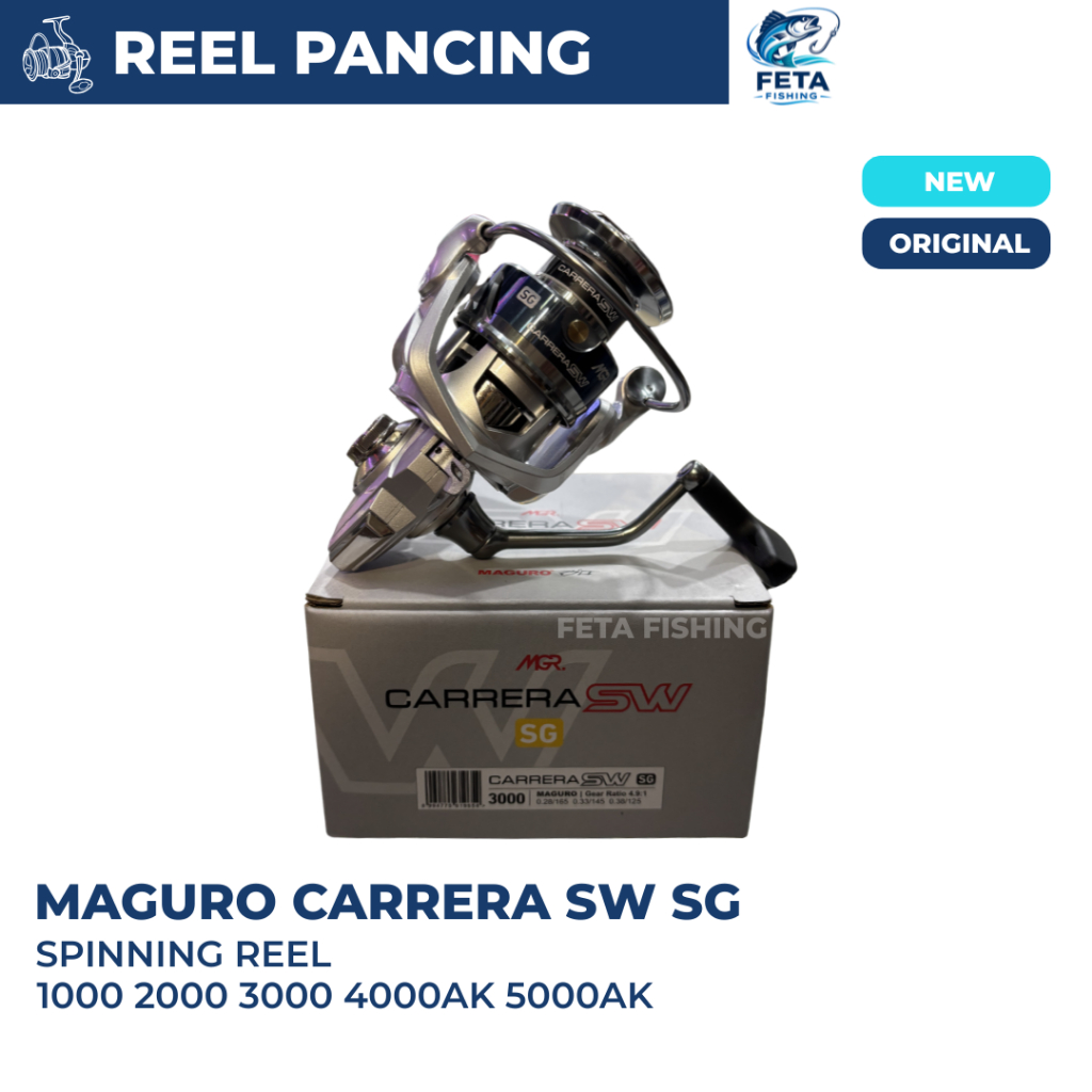 Reel Pancing Maguro Carrera SW SG Power Handle