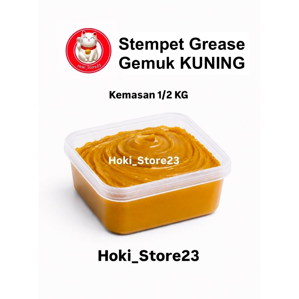 Stempet Grease Gemuk KUNING 1/2 KG