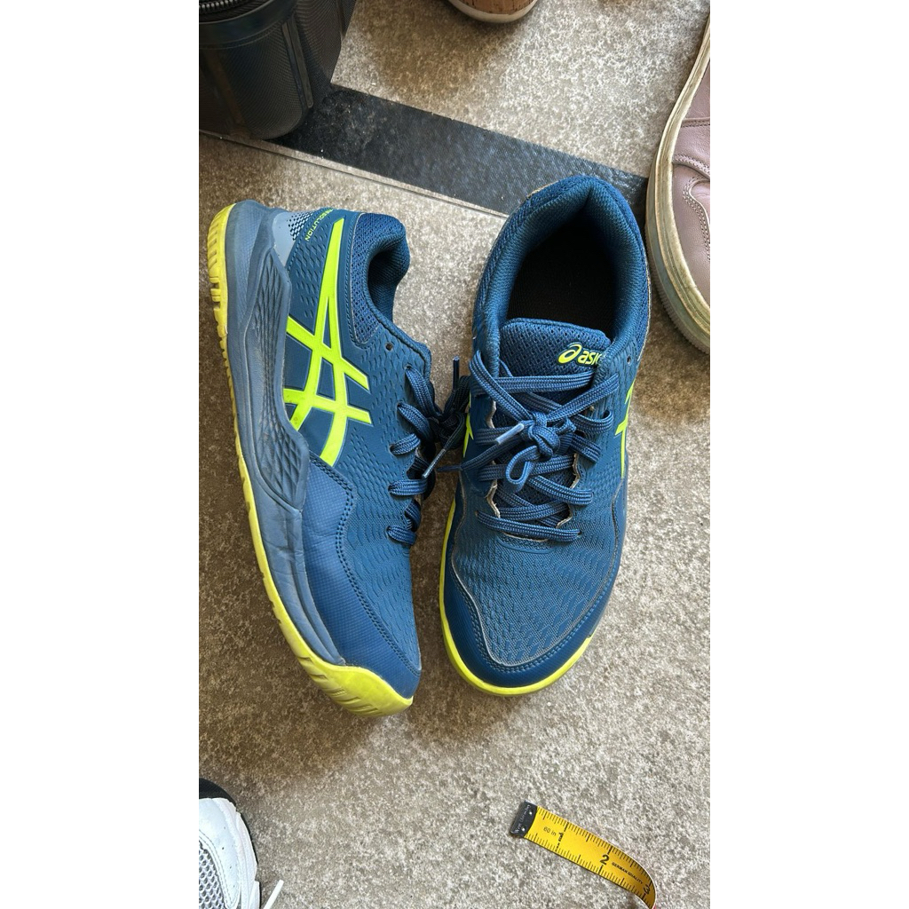 preloved asics tennis gel resolution 9 asics tenis sepatu teal gel