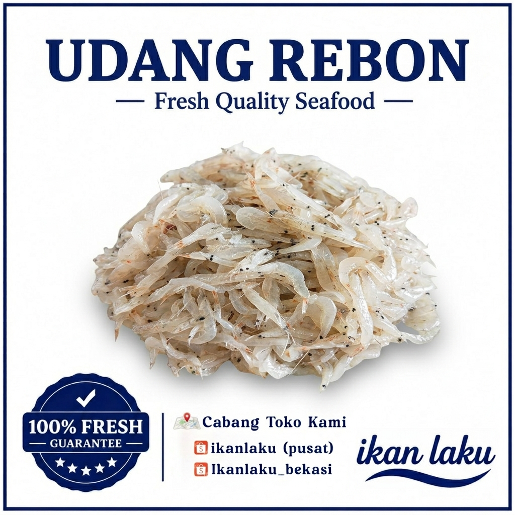 Udang Rebon Basah Segar – Seafood Fresh MPASI Tanpa Pengawet