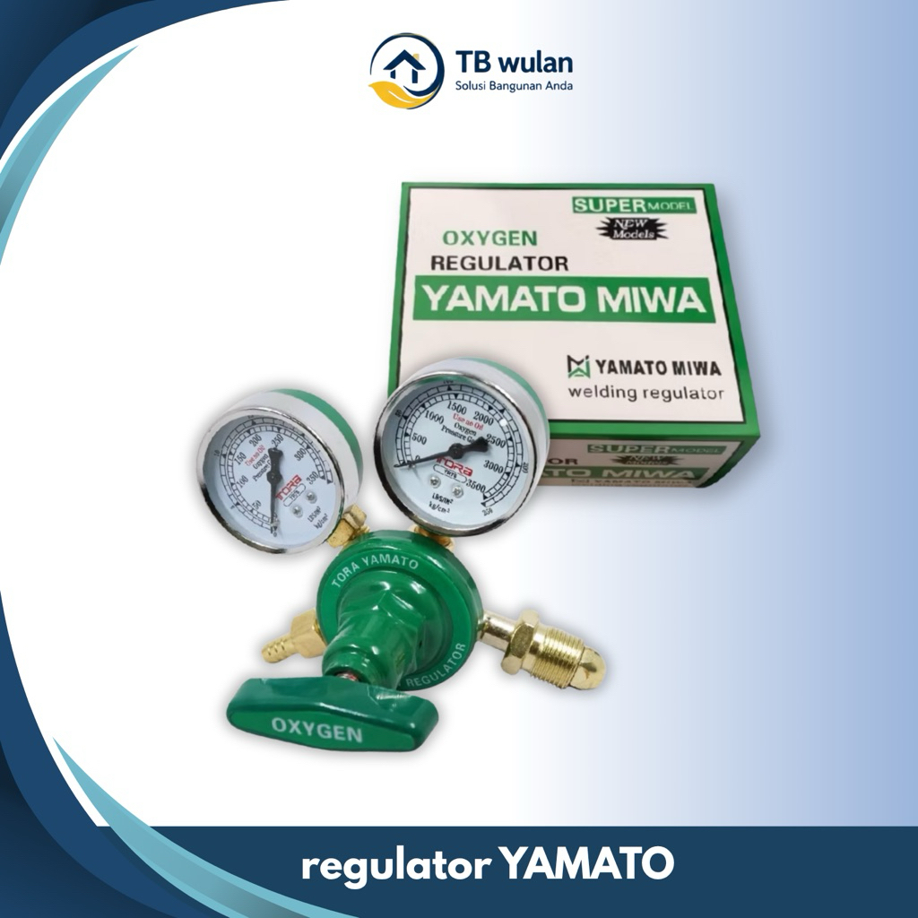 Regulator Oksigen Yamato YR-71 - Tahan Lama, Mudah Digunakan, 2 Manometer