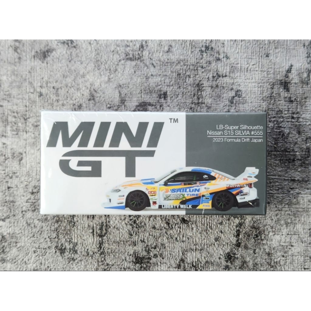 Mini GT LB-Super Silhouette Nissan S15 Silvia #555 Sailun