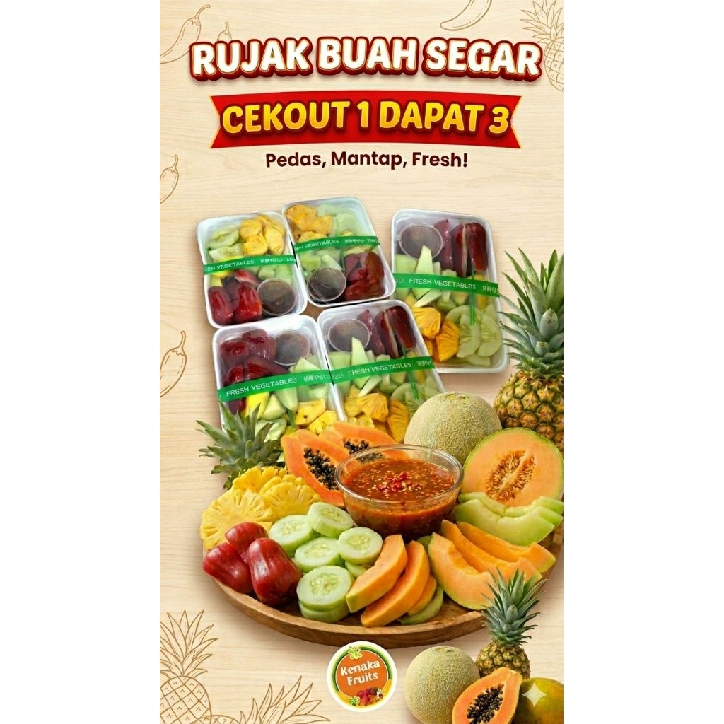 berbagai jenis buah melon,nanas,dll 3 foam(DIKIRIM DIHARI YG SAMA)