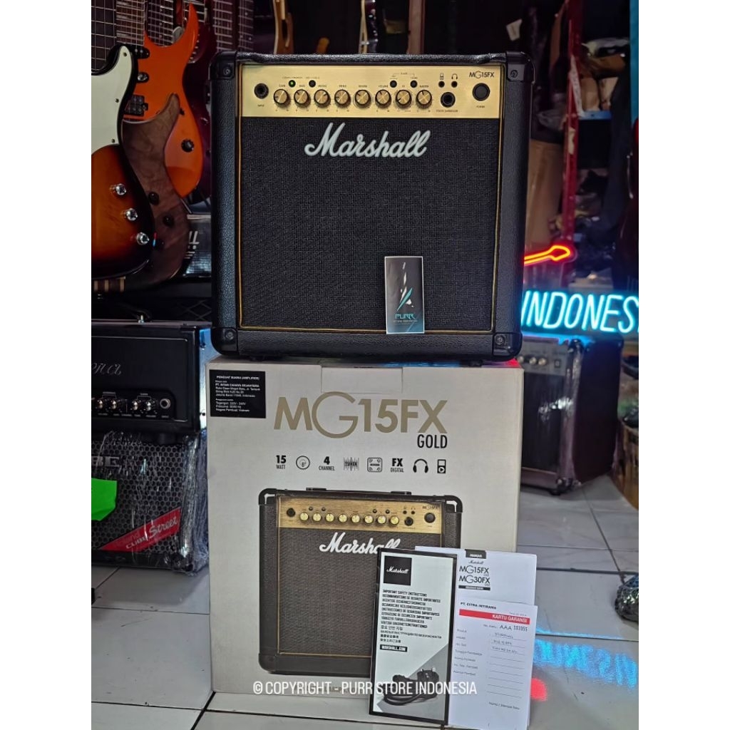 MARSHALL MG15FX GOLD Made In Vietnam
