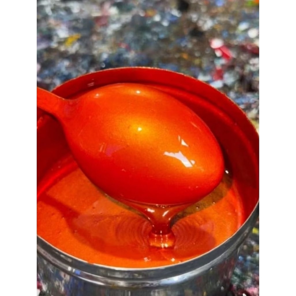 CAT PU WARNA SUNKIST ORANGE ORIGINAL