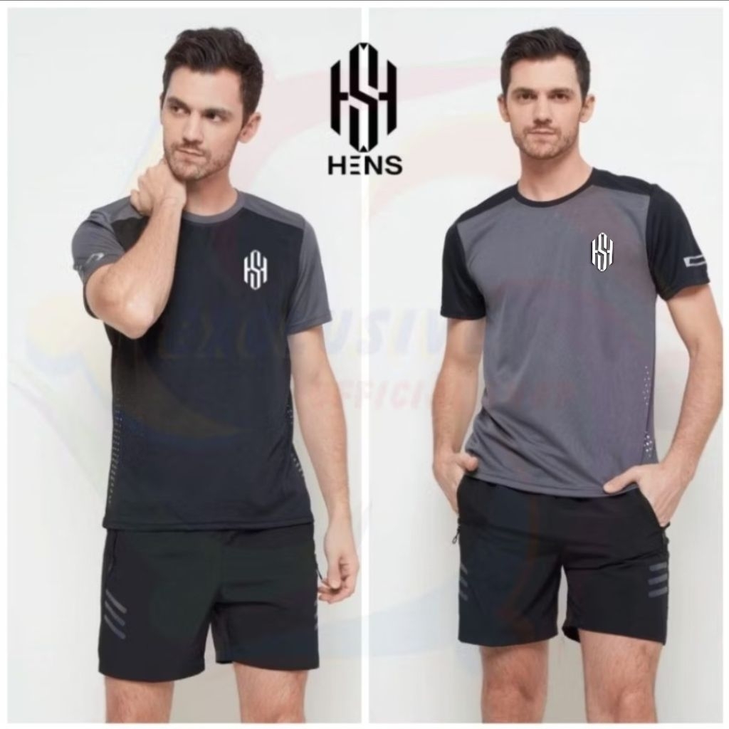 Baju Training/Running Pria Dry Fit Baju Olahraga Pria