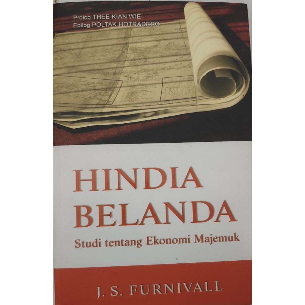 BUKU HINDIA BELANDA STUDI TENTANG EKONOMI MAJEMUK BEKAS ORIGINAL