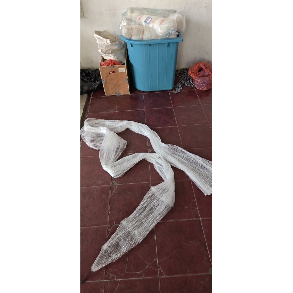 daun jala udang 3/4 senar 0,30 panjang 2,5 meter full daun jala kembang