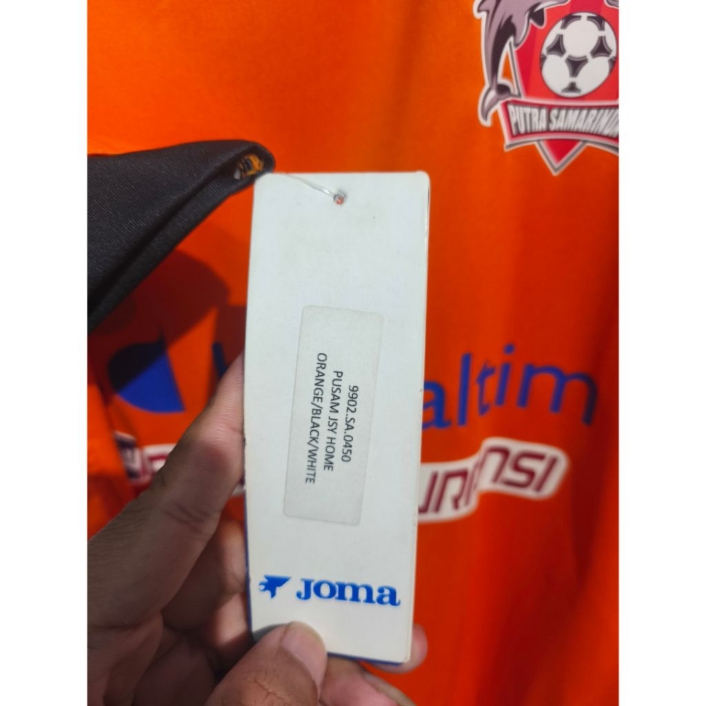 Jersey original / baju bola asli Persisam putra Samarinda Home 2013 sign Spasojevic by Apparel Joma