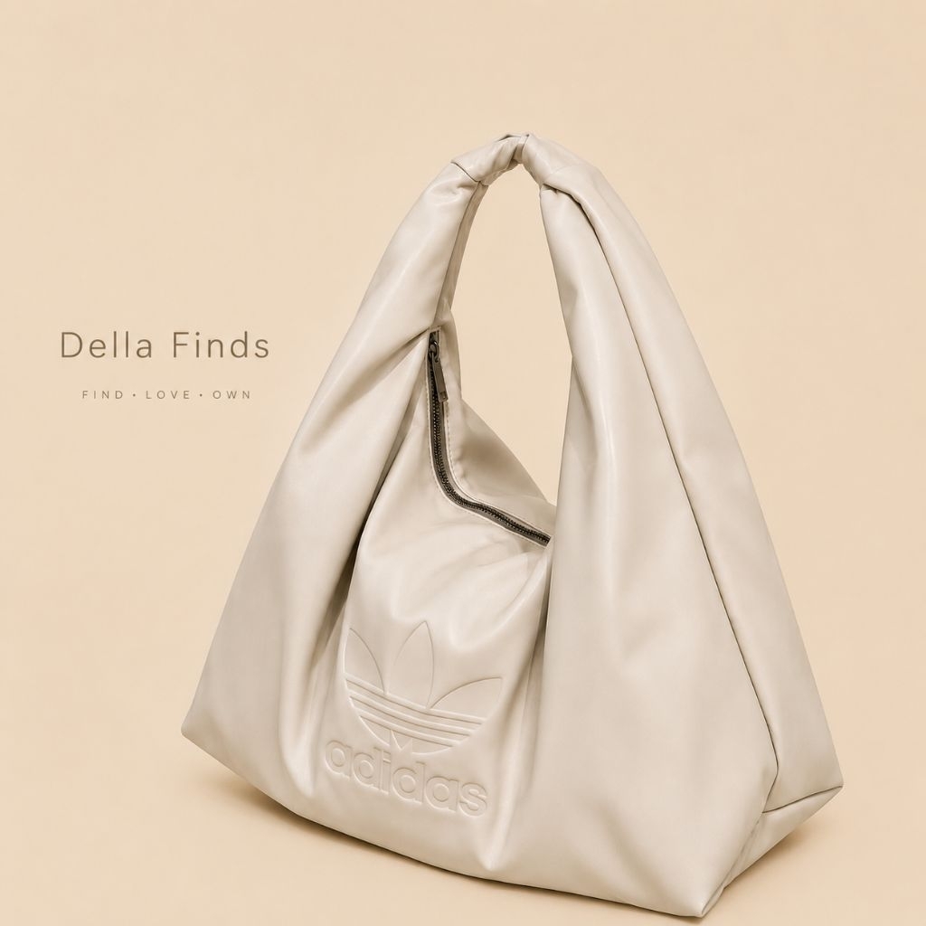 Della Finds - Adidz Hobo Shoulder Bag Cream