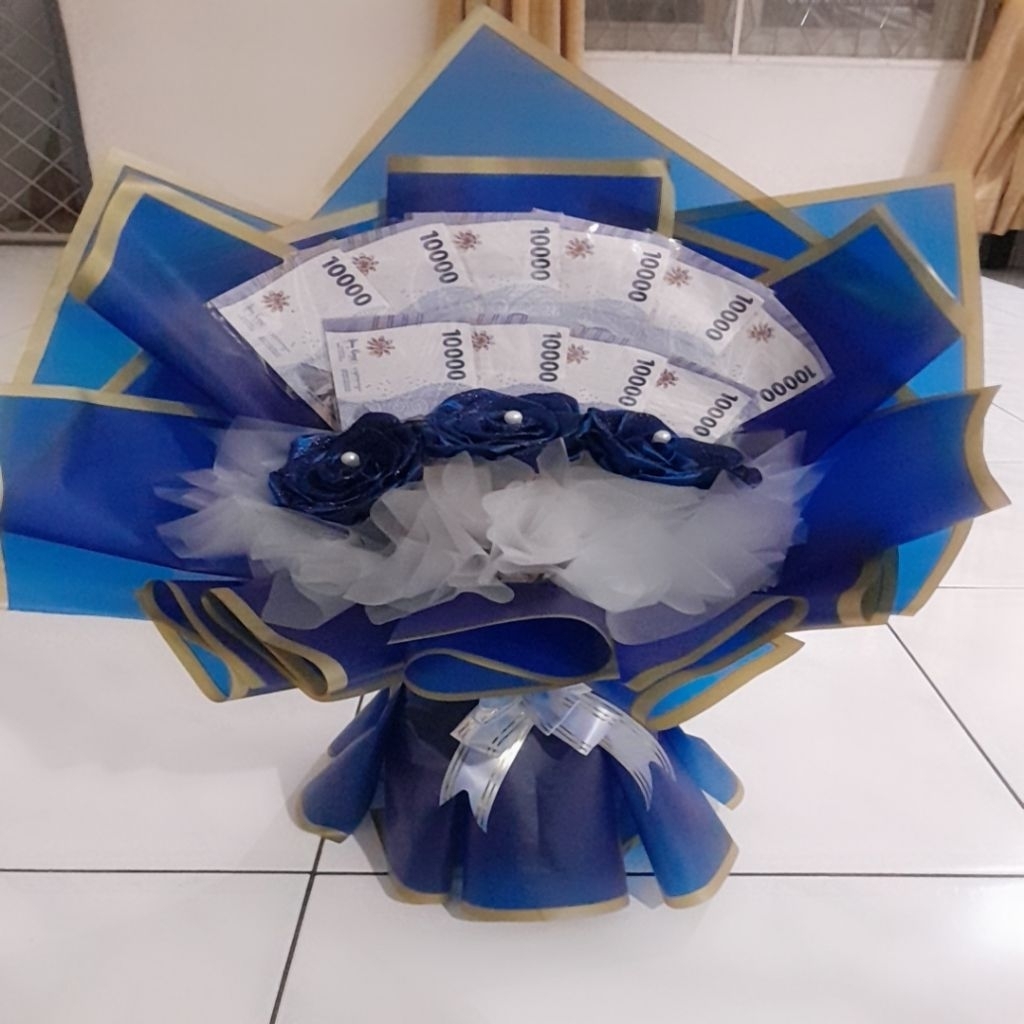 BUKET BUNGA UANG PECAHAN 100RB