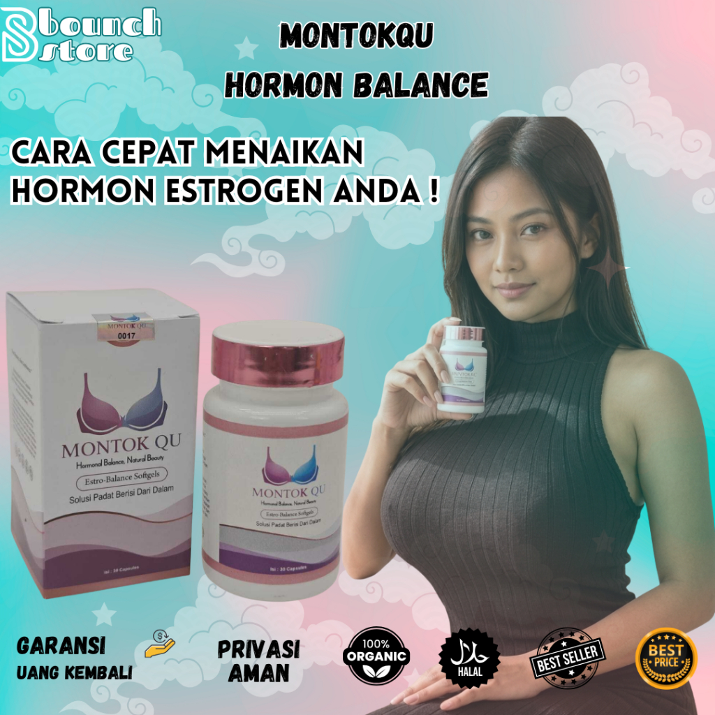 Suplemen Pembesar Payu darah Pengencang Payu udara Alami Hormon Estrogen MONTOKQU
