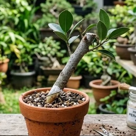 Stek Batang Beringin Dolar Ficus Coreana – Bahan Bonsai Prospek