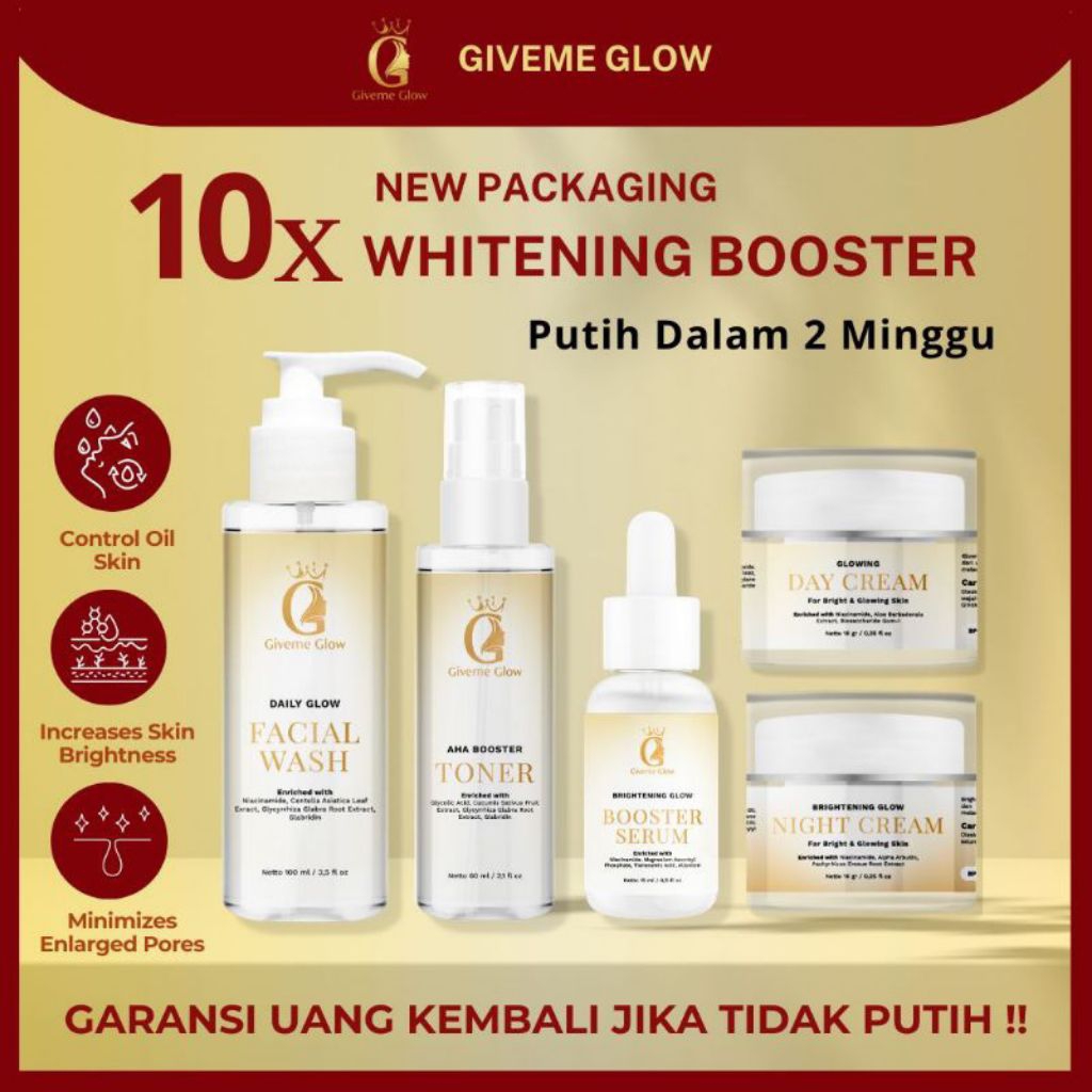 PEMUTIH KULIT WAJAH 5X LEBIH CEPAT SkinGlow Treatment cream glowing WHITENING EXTRA GLOW BPOM