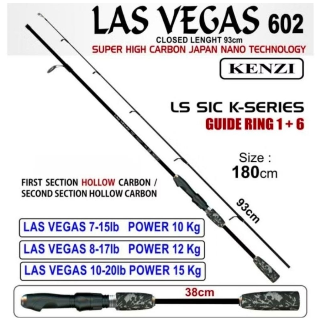 Joran Kenzi Las Vegas 180cm 10-20lbs