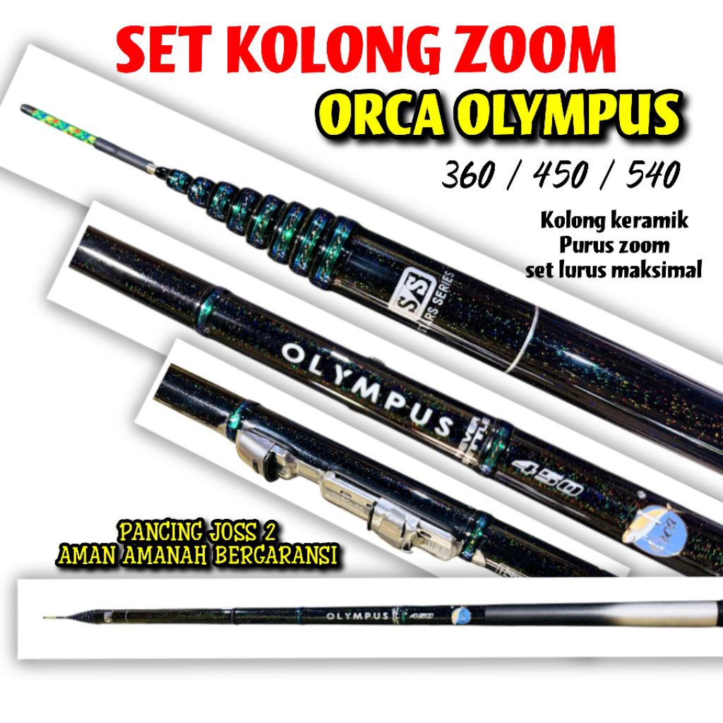TEGEK ORCA OLYMPUS SET KOLONG ZOOM