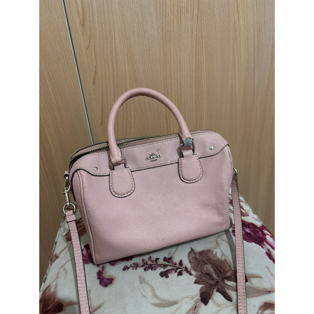 tas Coach pink