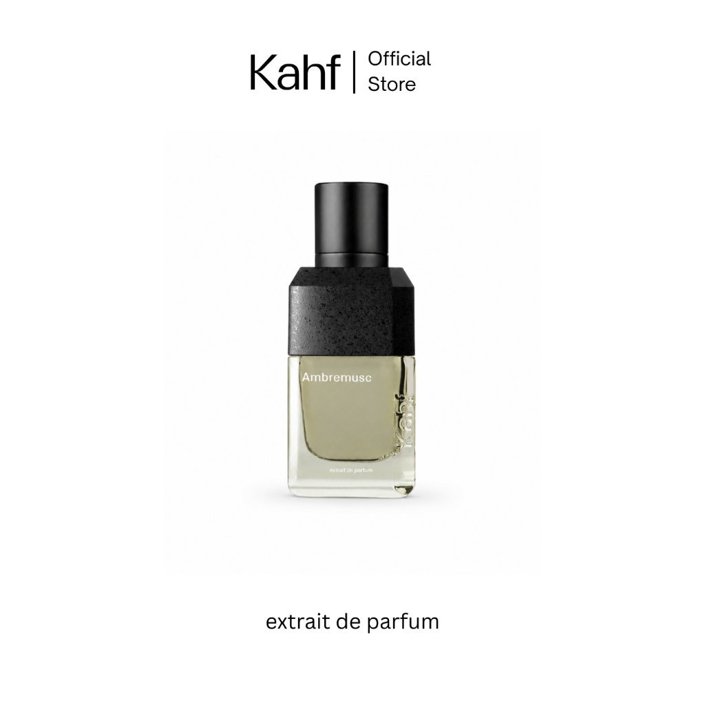 Kahf Ambremusc Extrait de Parfum x Bryan Domani - Full & Mini Size / Travel Size - 50 ml & 5 ml - Or