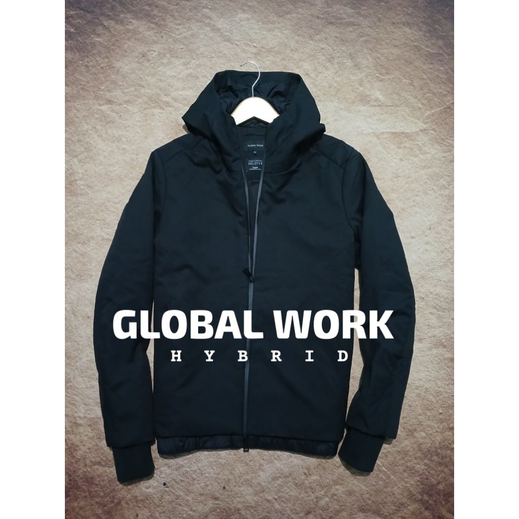 Jaket hybrid keren GLOBAL WORK tebal empuk bekas murah
