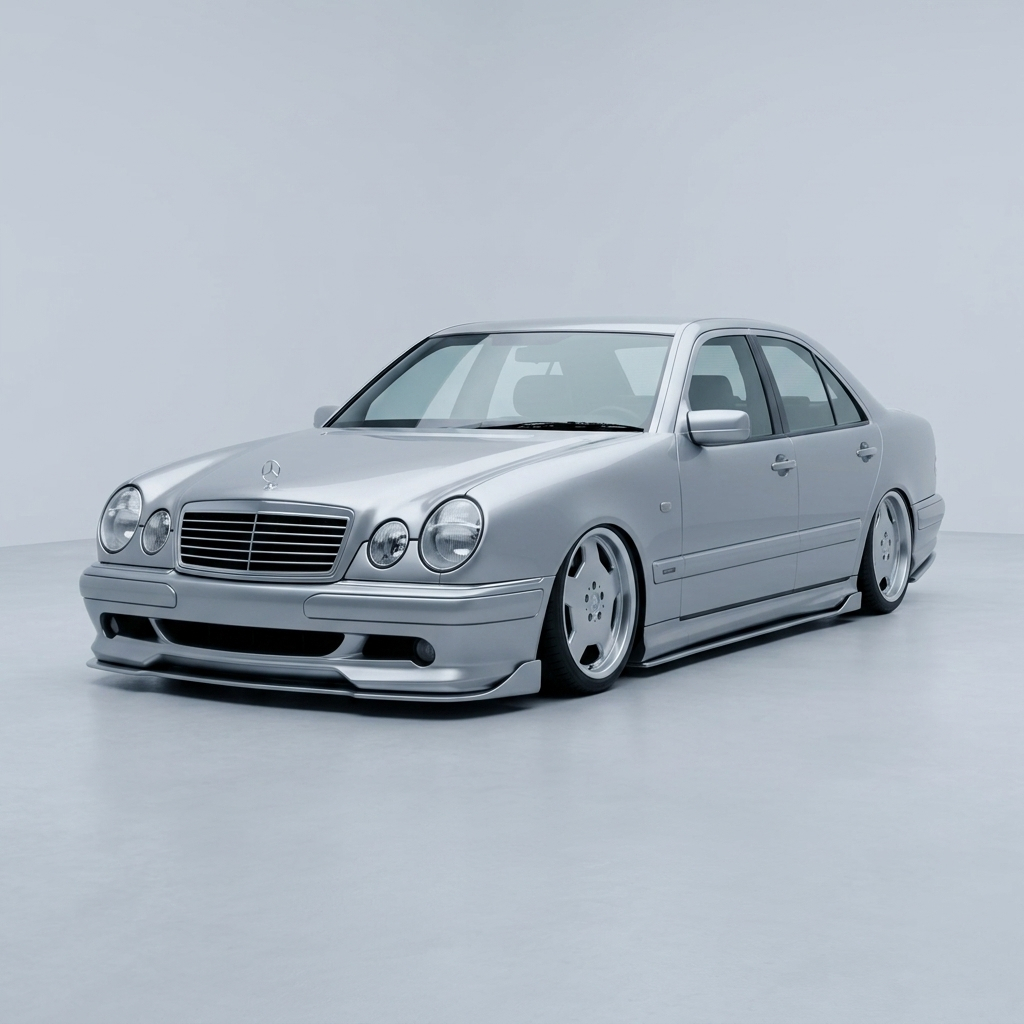 bemper mercy W210 E230 E320 custom AMG  facelift non facelift - W210 AMG  body kit