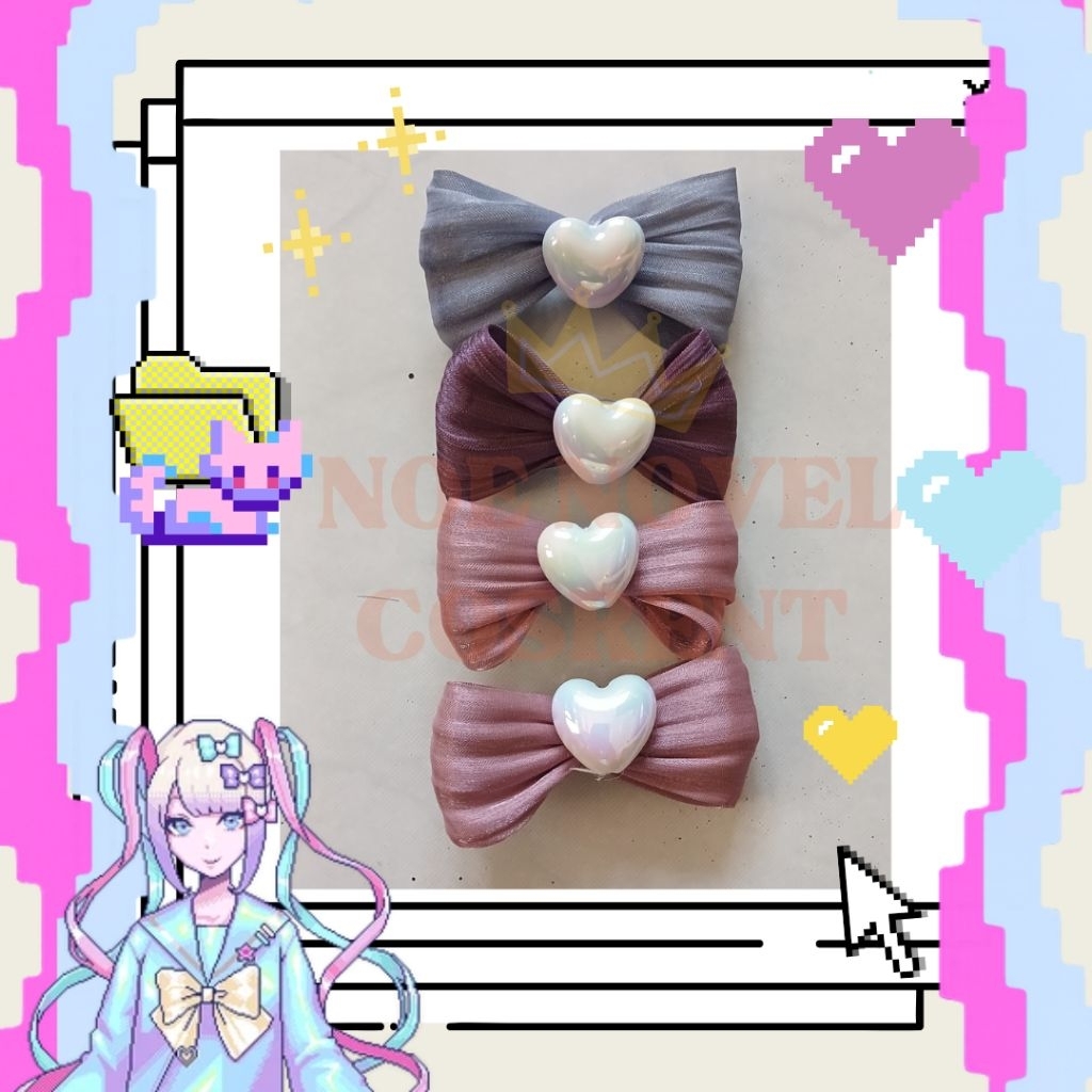 Pita Ribbon Jepit KAngel Needy Streamer Overdose Cosplay