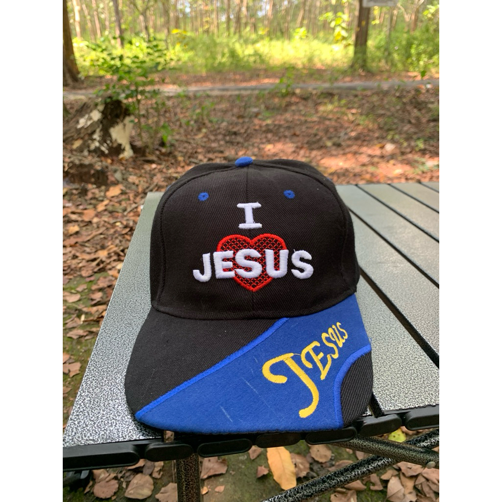 topi jesus vintage
