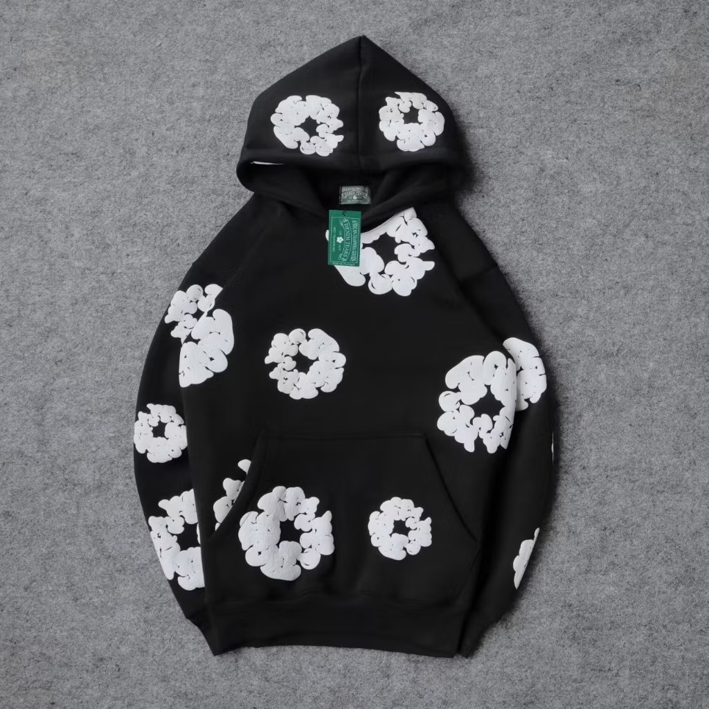 HOODIE SWEATER DENIM DRIP TEARS FLOWER BUNGA FULLTAG LABEL