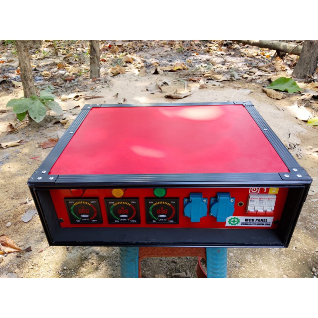 Ready panel listrik 1phase full digital MCB broco 3u siap pakai