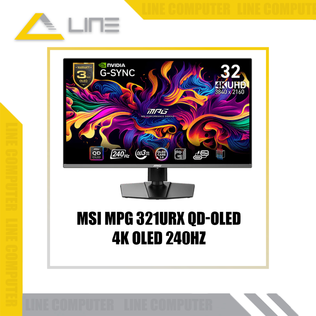 MSI MPG 321URX QD-OLED 32" 4K OLED 240Hz - Monitor Gaming