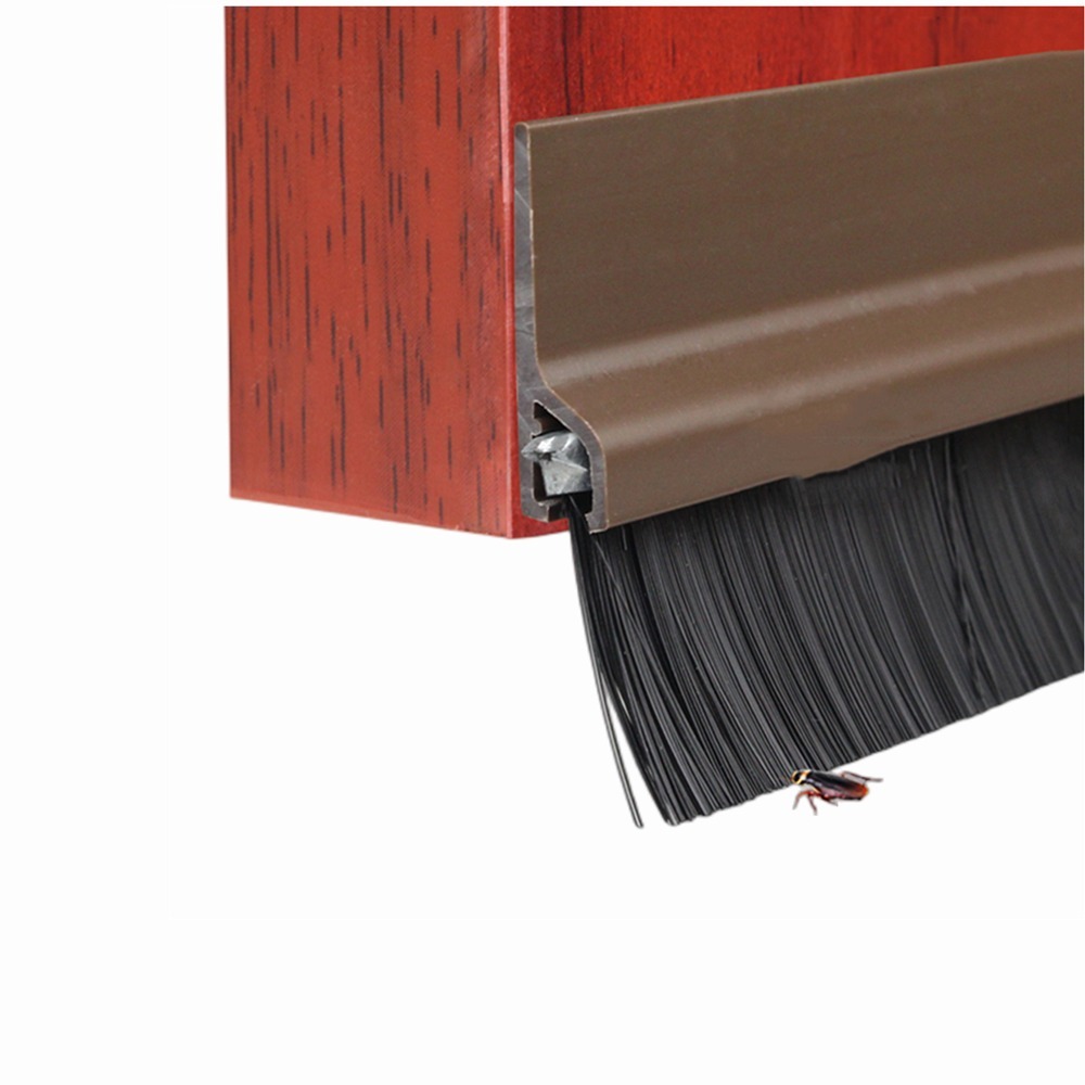 Door Bottom Seal Bulu 1 Meter Penutup Celah Bawah Pintu / Moher