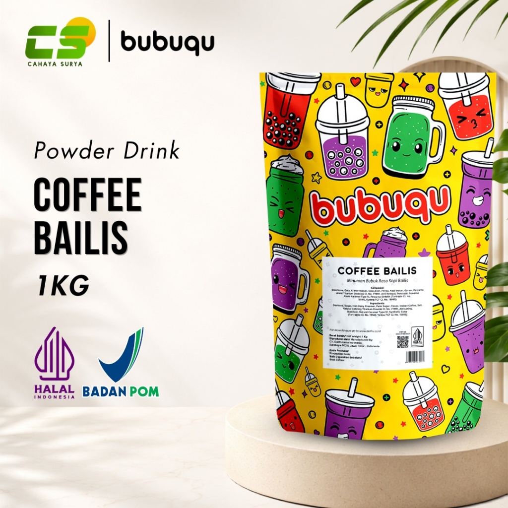 Bubuqu Powder / Bubuk Minuman - Coffee Baileys 1 Kg