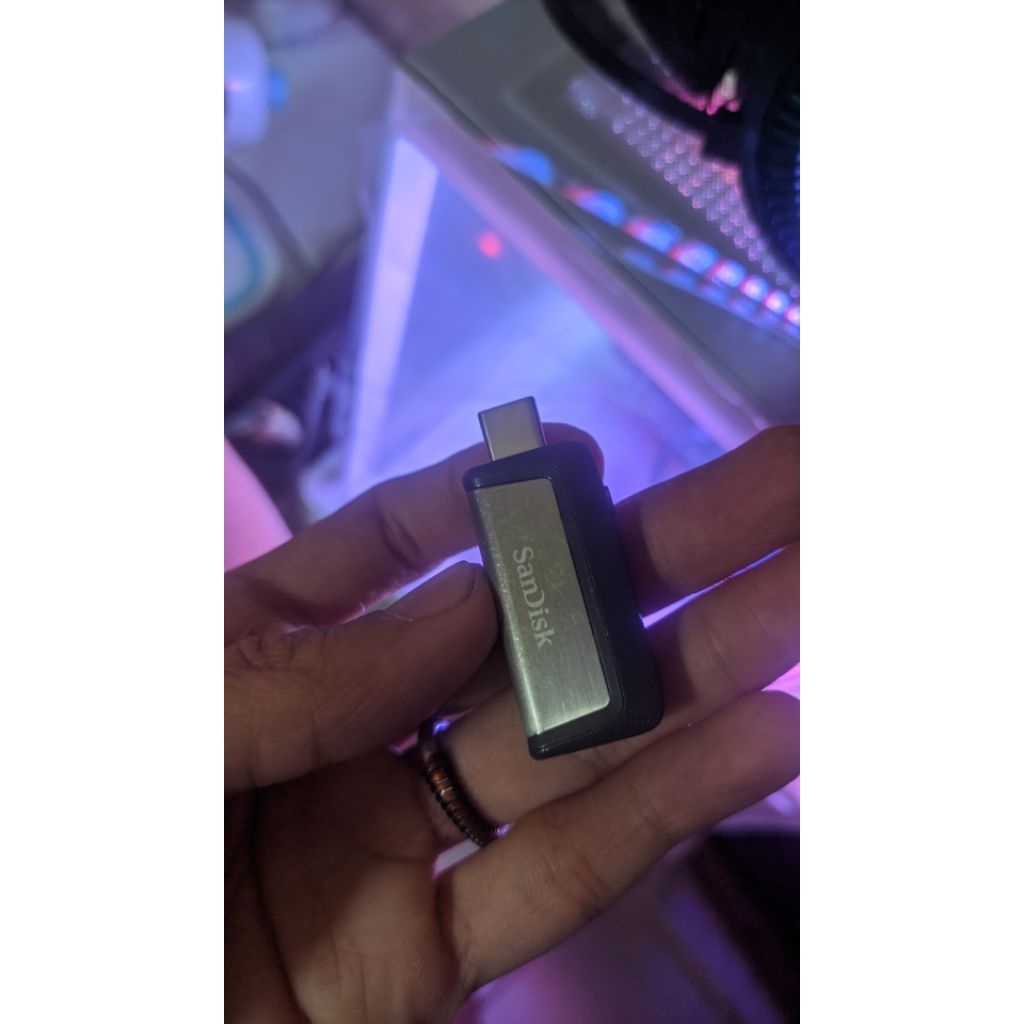disk OTG Flashdisk 32GB USB Type-C USB 3.1 Ultra Dual Drive ori bekas