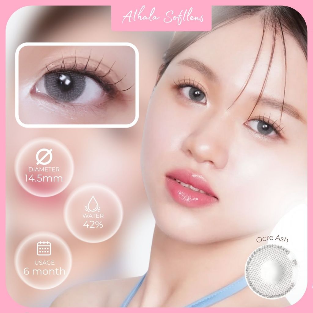 [Free case] Softlens New More Dubai Ocre Ash & Ocre Kakao [BISA MINUS]