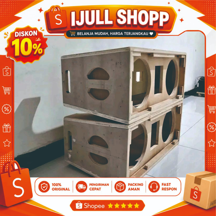 Box Speaker Line Array VERA 8 inch Dobel + Tweeter